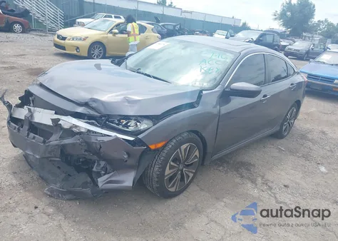 2017 Honda Civic Ex-L from USA, damaged, VIN 19XFC1F76HE209550